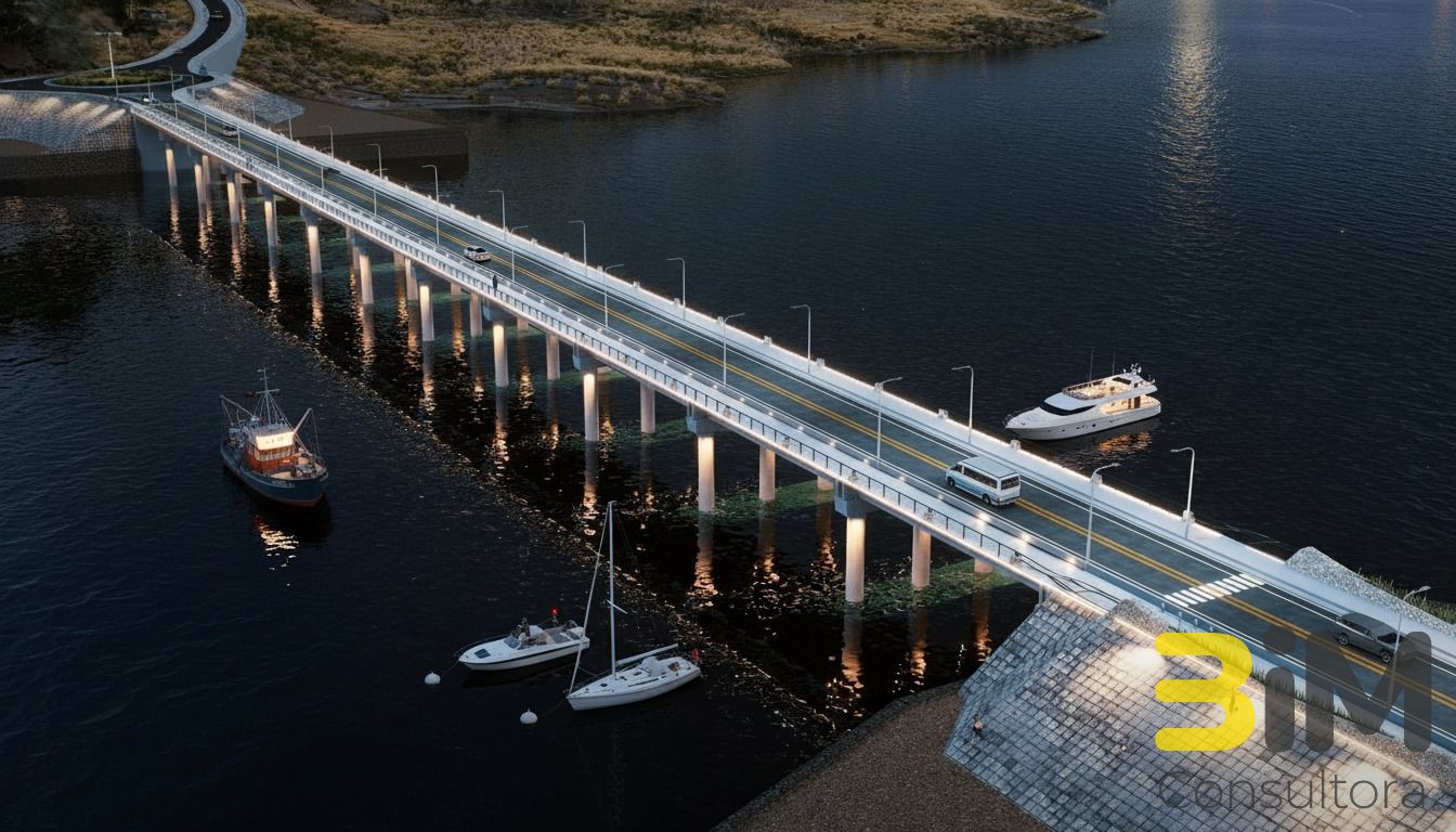 Diseño de Baranda, Modelo y Animación de Puente